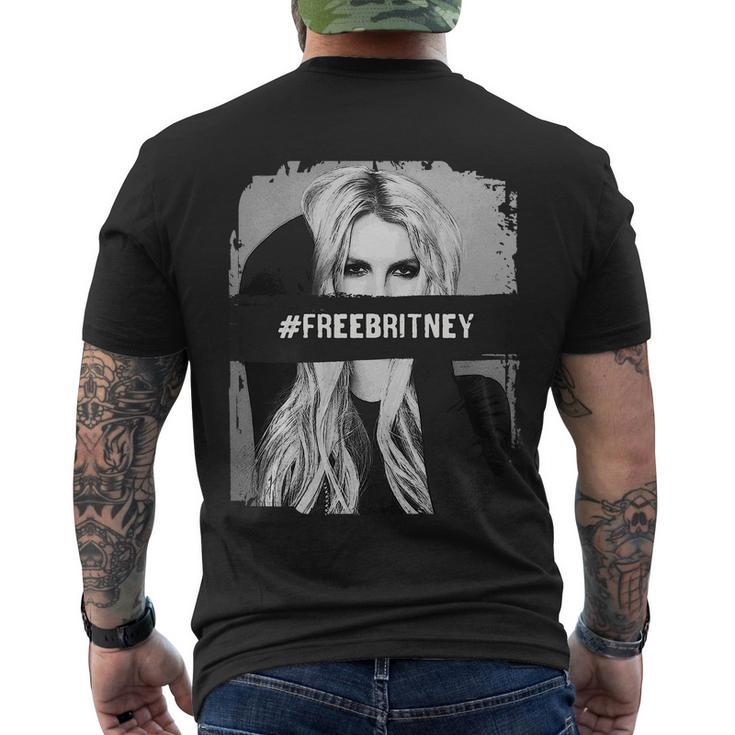 Free Britney Grey Style Men's Crewneck Short Sleeve Back Print T-shirt