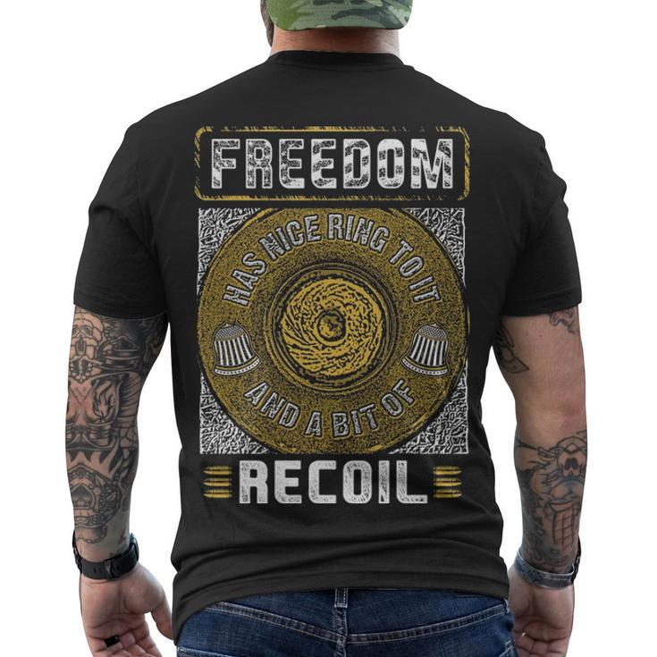Freedom Has Nice Ring To It Men's Crewneck Short Sleeve Back Print T-shirt
