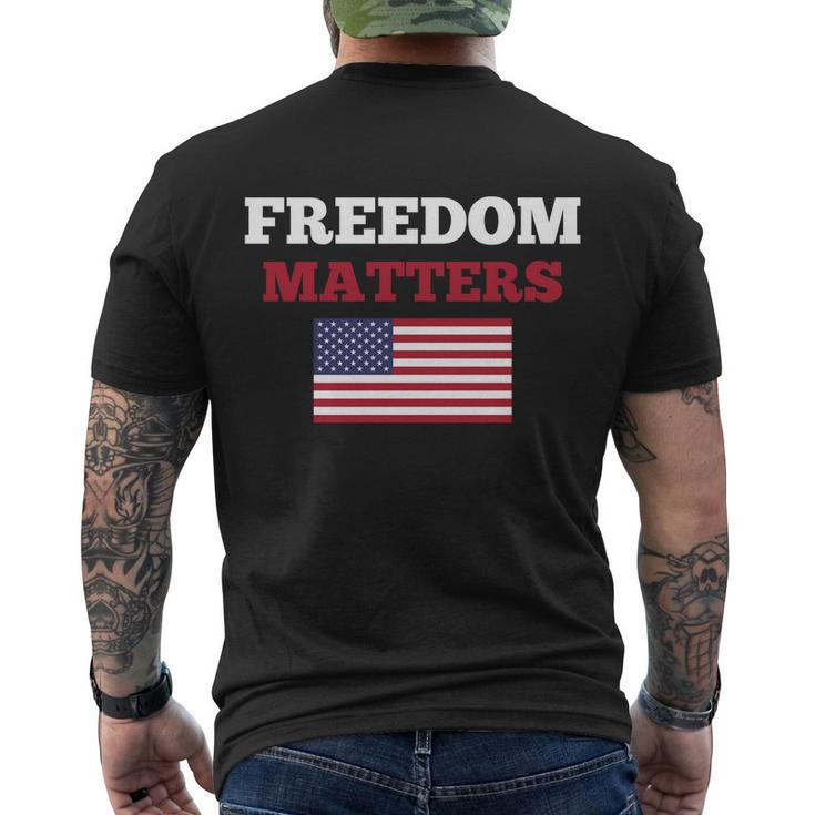 Freedom Matters Tshirt V2 Men's Crewneck Short Sleeve Back Print T-shirt