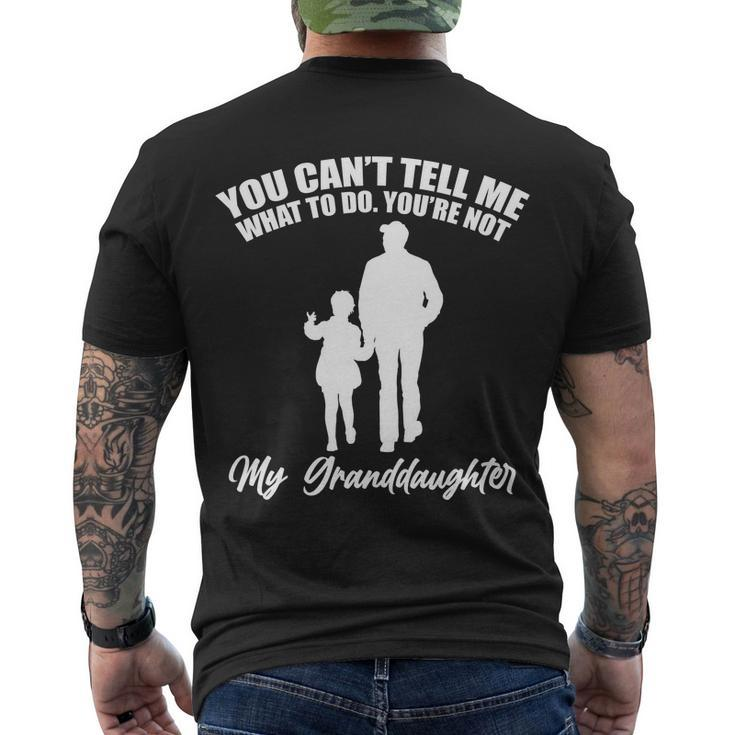 Funny & Cute Granddaughter And Grandfather Tshirt Men's Crewneck Short Sleeve Back Print T-shirt