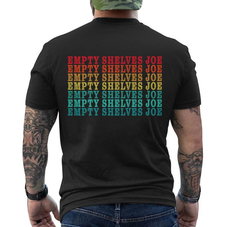 Funny Anti Biden Empty Shelves Joe Anti Joe Biden Classic 7 Men's Crewneck Short Sleeve Back Print T-shirt