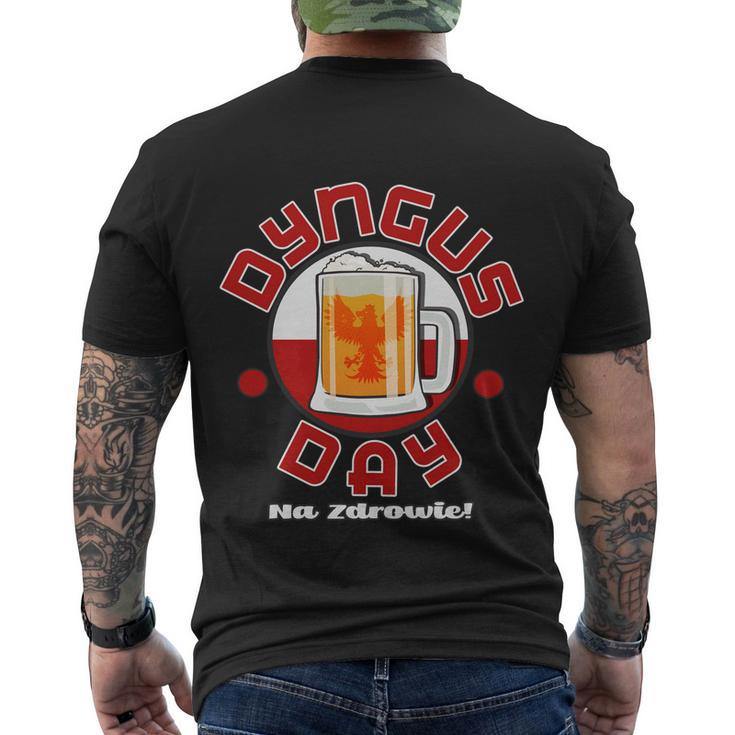 Funny Dyngus Day Polish Drinking Beer Mug Men's Crewneck Short Sleeve Back Print T-shirt