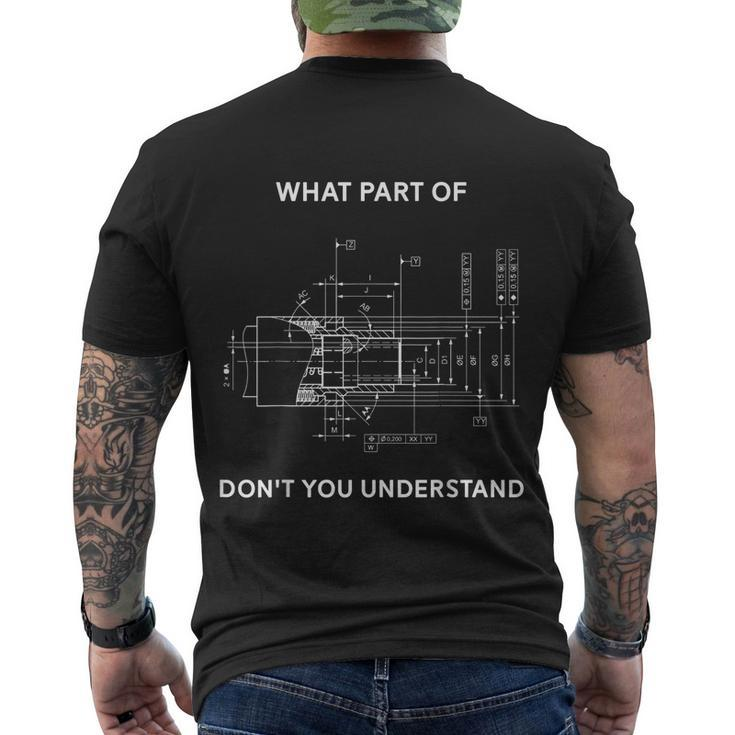 Funny Engineering Mechanical Engineering Tshirt Men's Crewneck Short Sleeve Back Print T-shirt