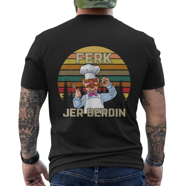 Funny Ferk Jer Berdin Retro Vintage Men's Crewneck Short Sleeve Back Print T-shirt
