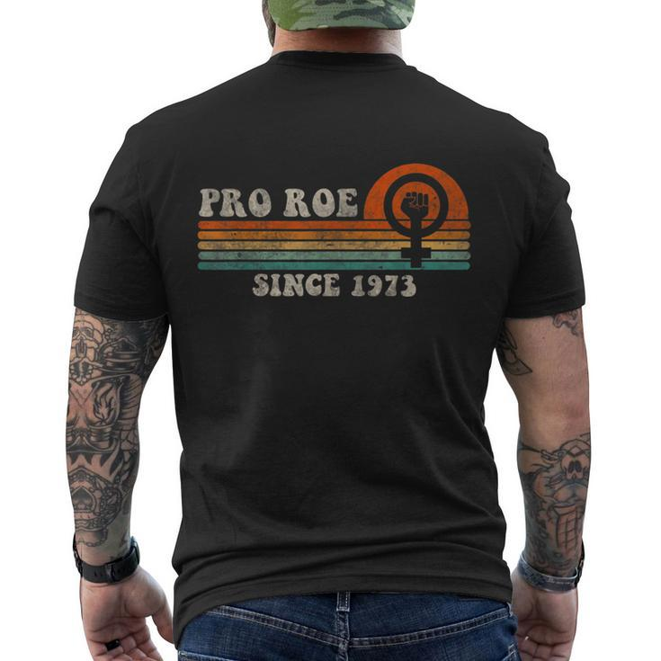 Funny Pro Roe Shirt Since 1973 Vintage Retro Men's Crewneck Short Sleeve Back Print T-shirt