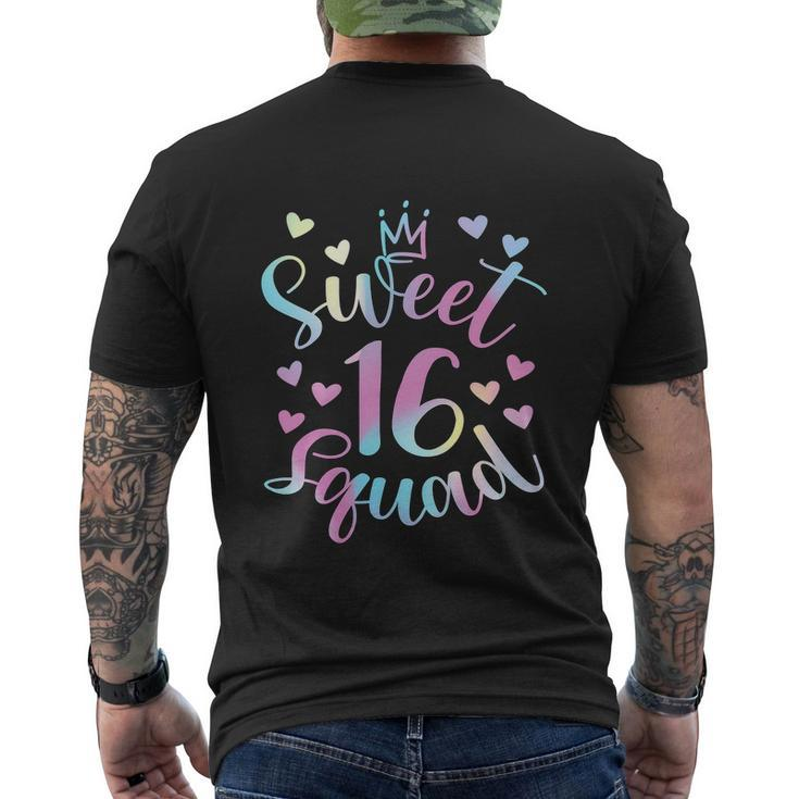Funny Sixteenth Birthday Party Men's Crewneck Short Sleeve Back Print T-shirt