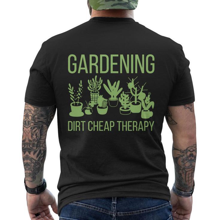 Gardener Plants Garden Men's Crewneck Short Sleeve Back Print T-shirt