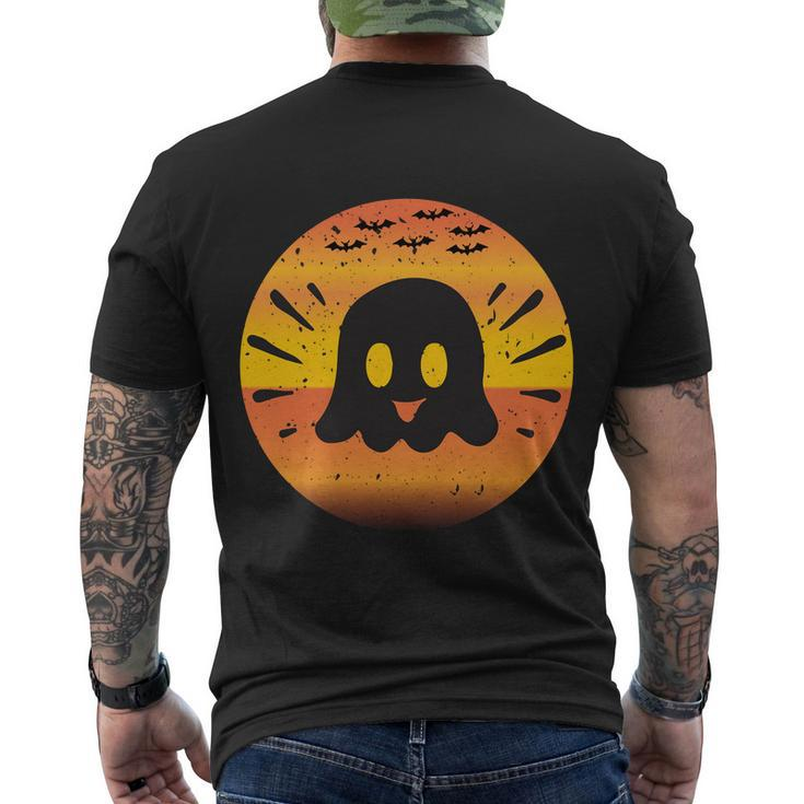 Ghost Boo Funny Halloween Quote V3 Men's Crewneck Short Sleeve Back Print T-shirt