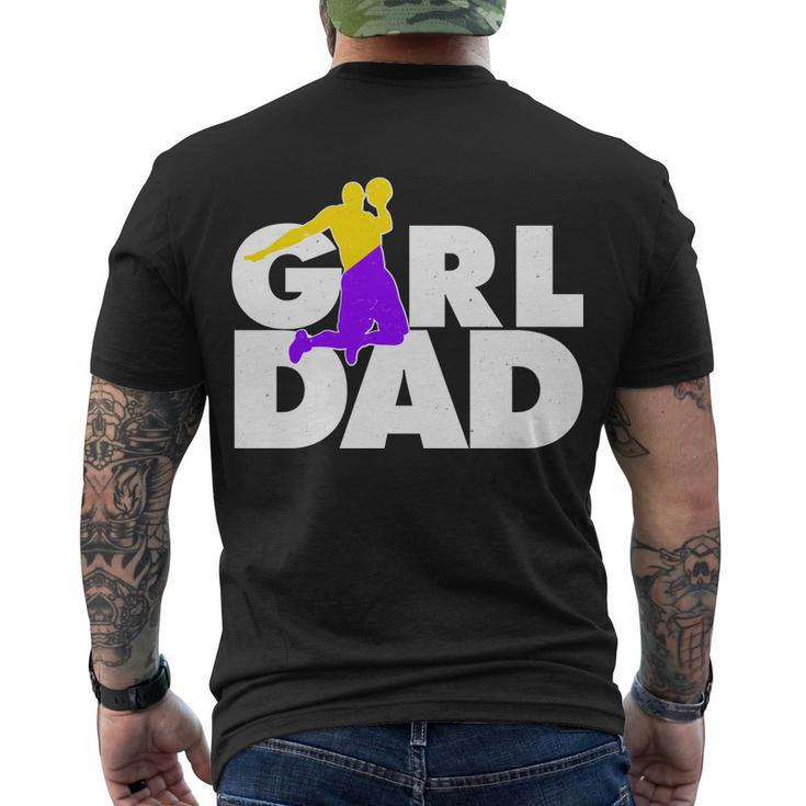 Girl Dad Dunking Tribute Tshirt Men's Crewneck Short Sleeve Back Print T-shirt