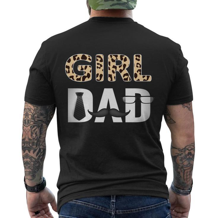 Girl Dad Funny Fathers Day Gift From Wife Daughter Baby Girl Gift Men's Crewneck Short Sleeve Back Print T-shirt
