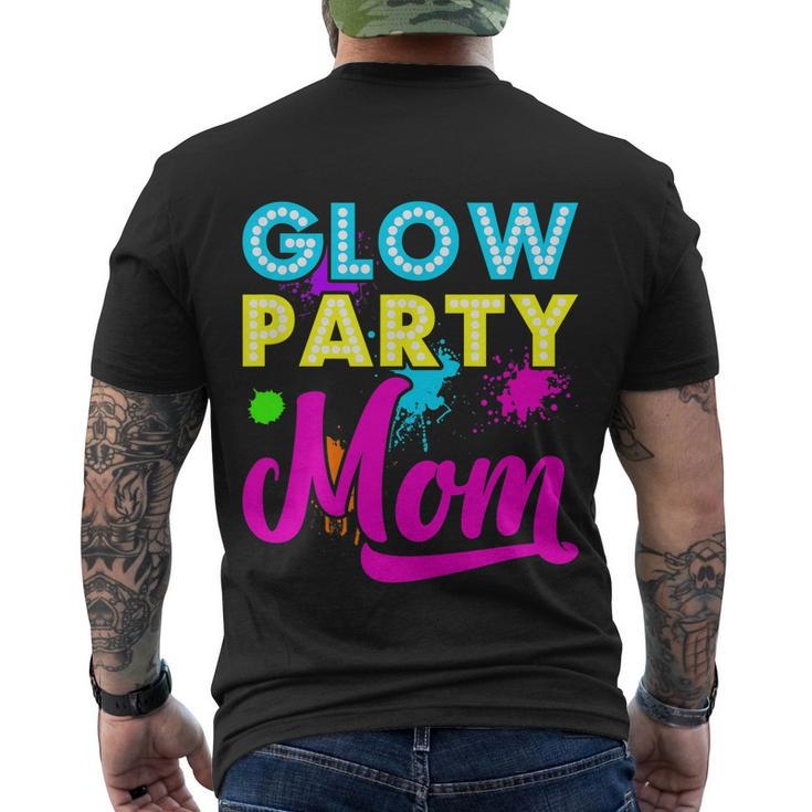 Glow Party Clothing Glow Party Gift Glow Party Mom Men's Crewneck Short Sleeve Back Print T-shirt