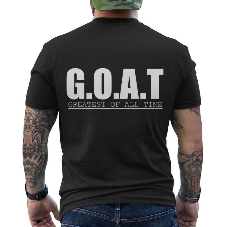 Goat Great Of All Time Tshirt V2 Men's Crewneck Short Sleeve Back Print T-shirt