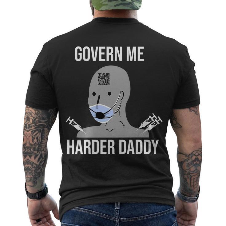 Govern Me Harder Daddy Tshirt Men's Crewneck Short Sleeve Back Print T-shirt