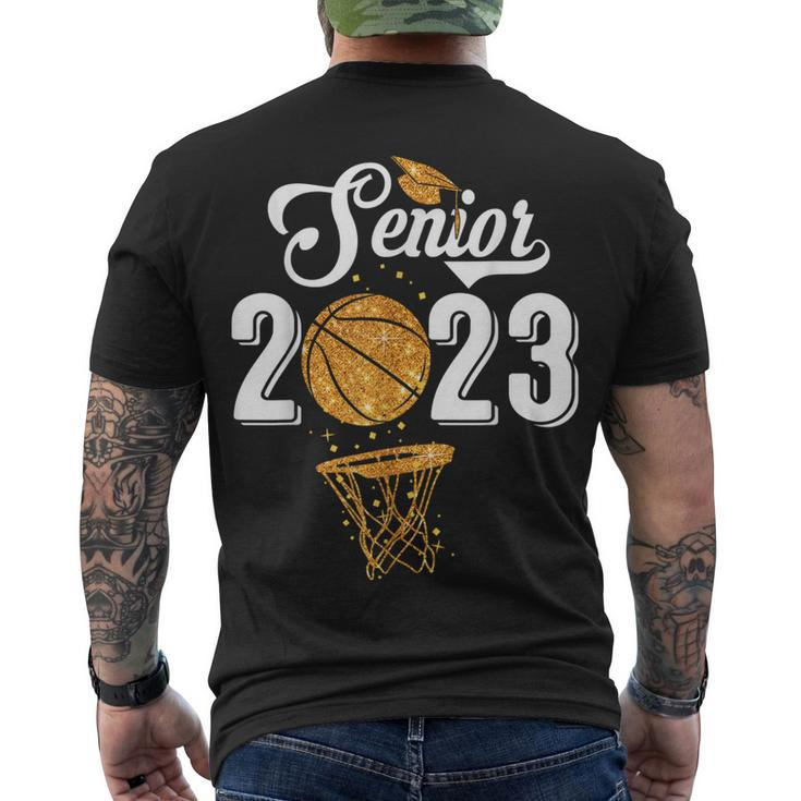 Graduate Senior Class 2023 Graduation Basketball Player Men's T-shirt Back Print