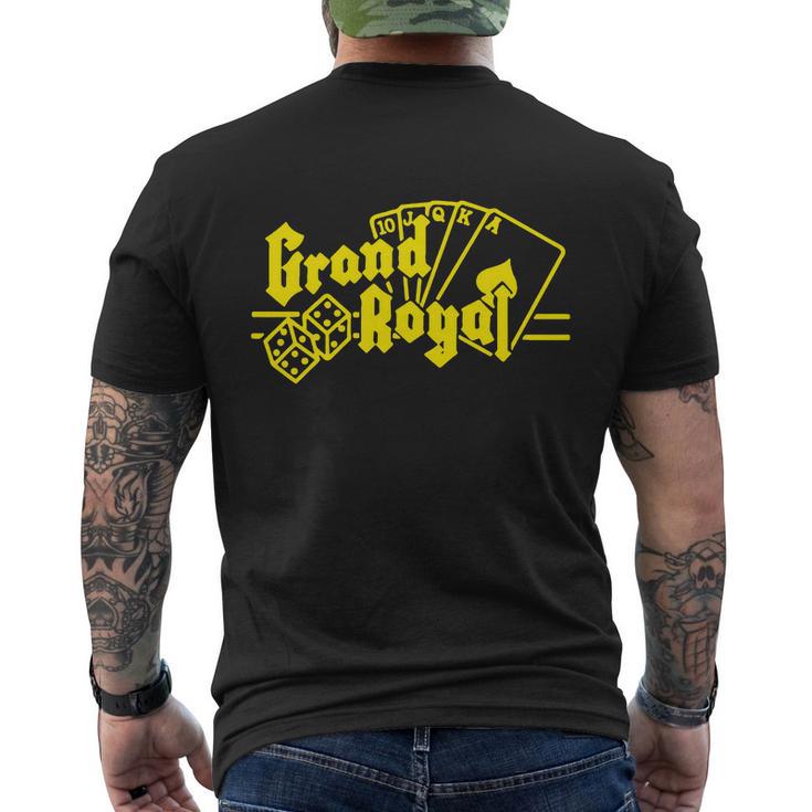 Grand Royal Record Label Men's Crewneck Short Sleeve Back Print T-shirt