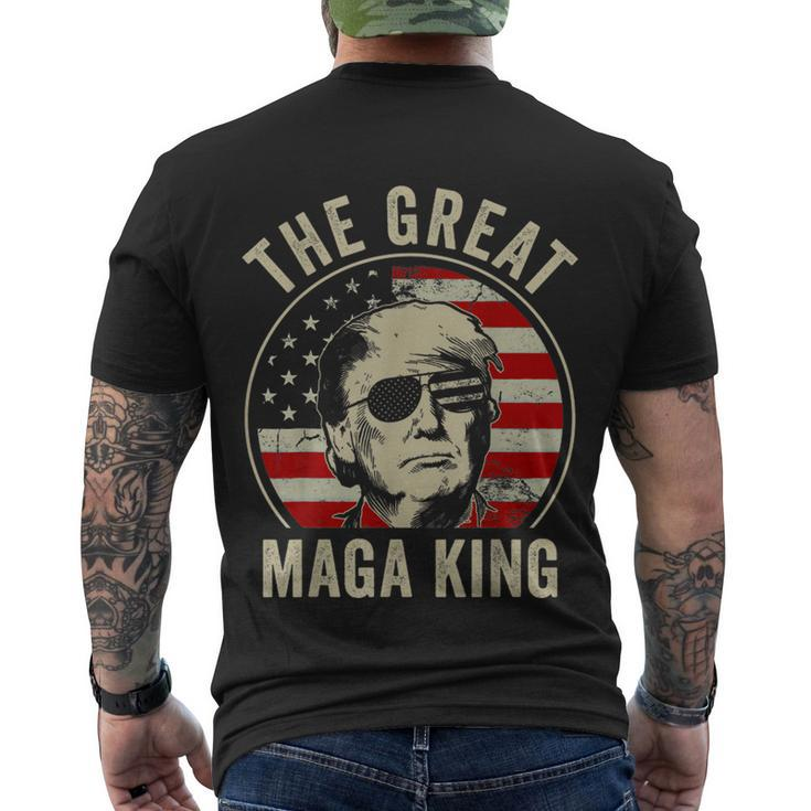 The Great Maga King Trump Ultra Maga King Men's T-shirt Back Print