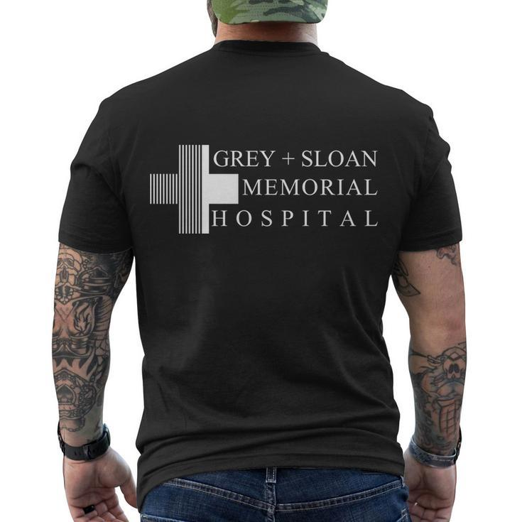 Grey And Sloan Hospital Memorial Men's Crewneck Short Sleeve Back Print T-shirt
