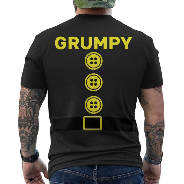 Grumpy Dwarf Halloween Costume Tshirt Men's Crewneck Short Sleeve Back Print T-shirt