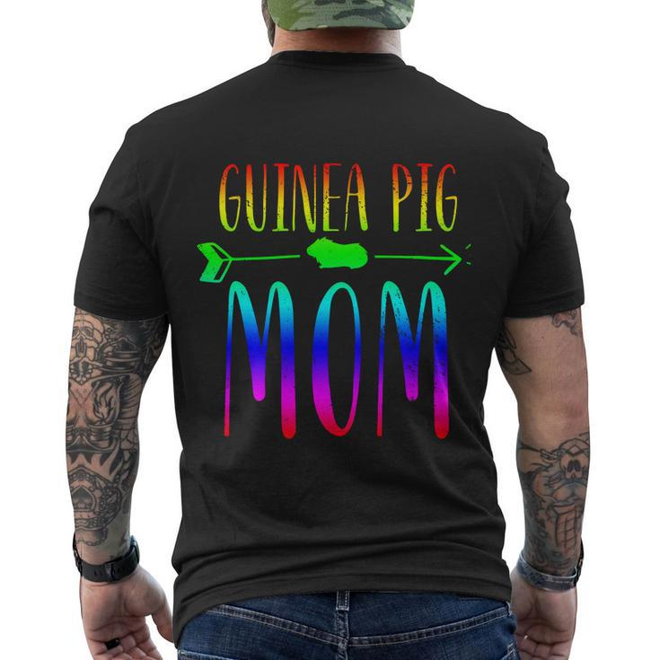 Guinea Pig Mom Cute Pet Owner White Men's T-shirt Back Print