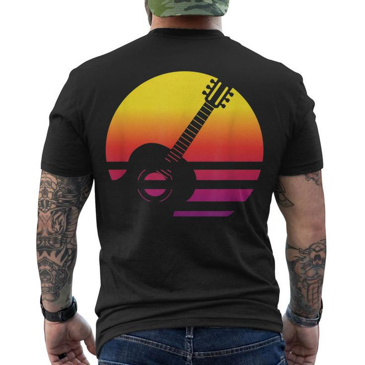 Guitar Retro Style Vintage V2 Men's T-shirt Back Print