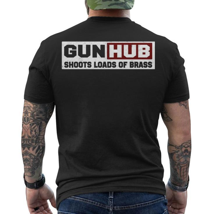 Gunhub Men's Crewneck Short Sleeve Back Print T-shirt