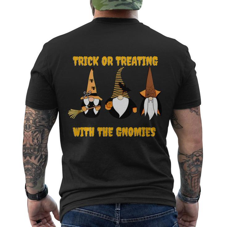 Halloween Gnomes Cute Pumpkin Fall Costume Men's T-shirt Back Print