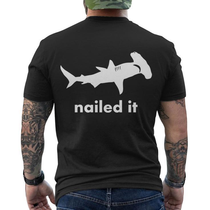 Hammerhead Nailed It Funny Men's Crewneck Short Sleeve Back Print T-shirt