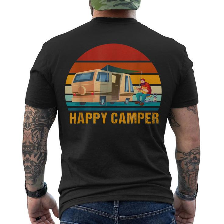 Happy Camper - Camping Rv Camping For Men Women And Kids Men's T-shirt Back Print