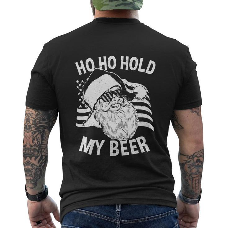 Happy Christmas In July For Hipster Santa Ho Ho Men's Crewneck Short Sleeve Back Print T-shirt
