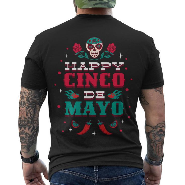 Happy Cinco De Mayo V3 Men's Crewneck Short Sleeve Back Print T-shirt