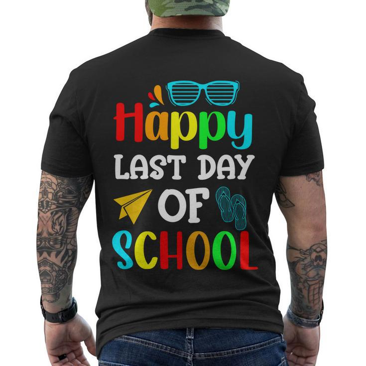 Happy Last Day Of School Cool Gift V2 Men's Crewneck Short Sleeve Back Print T-shirt