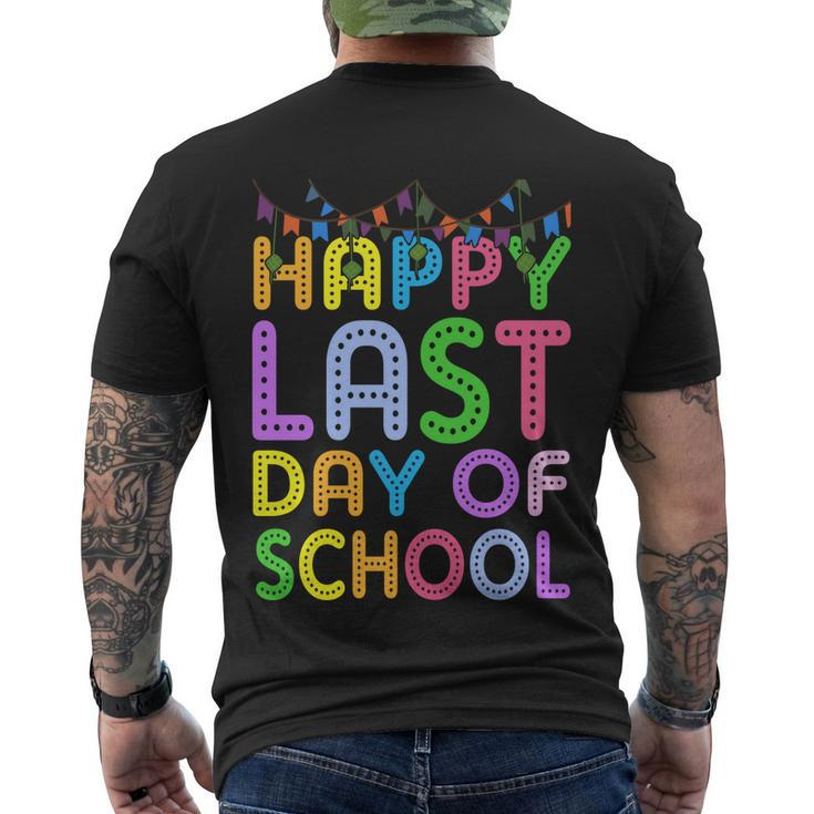 Happy Last Day Of School Gift V4 Men's Crewneck Short Sleeve Back Print T-shirt