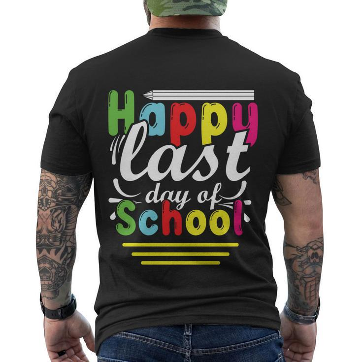 Happy Last Day Of School Gift V6 Men's Crewneck Short Sleeve Back Print T-shirt