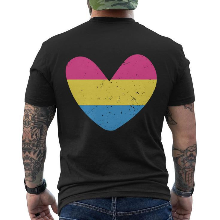 Heart Lgbt Gay Pride Lesbian Bisexual Ally Quote V2 Men's Crewneck Short Sleeve Back Print T-shirt