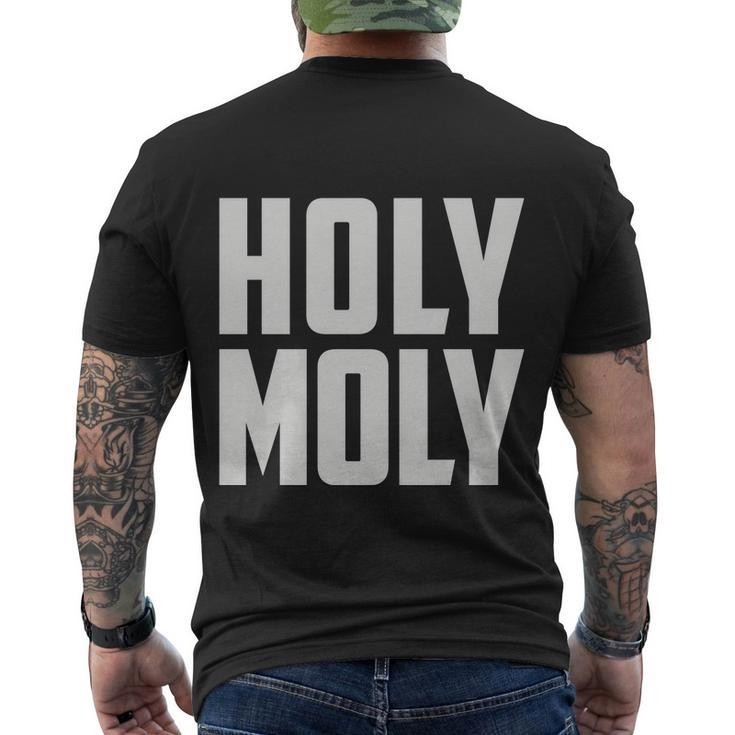 Holy Moly Men's Crewneck Short Sleeve Back Print T-shirt