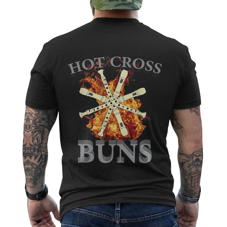 Hot Cross Buns Trendy Hot Cross Buns Men's T-shirt Back Print