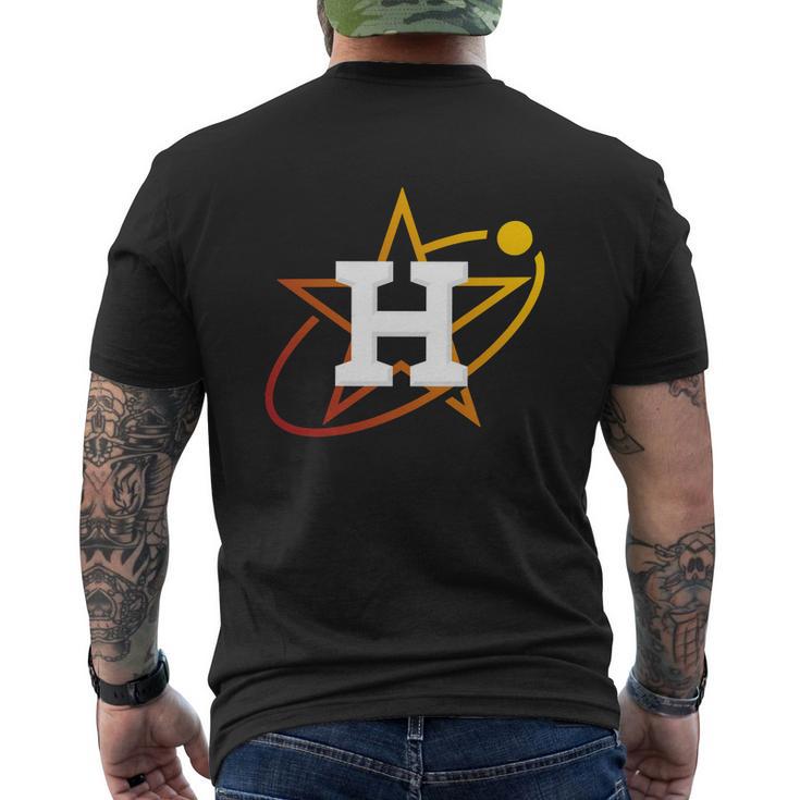 Houston Space City Houston Baseball Men's Crewneck Short Sleeve Back Print T-shirt