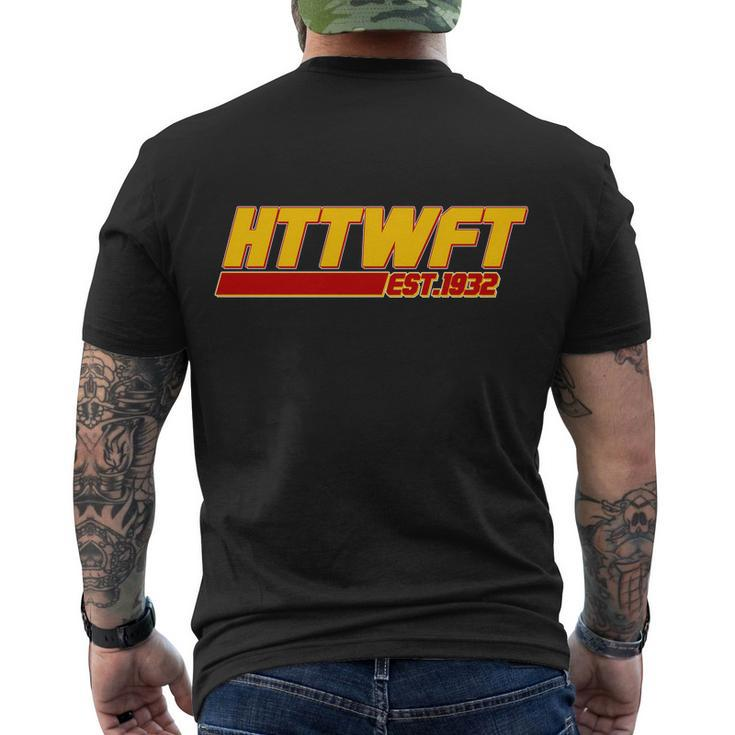 Httwft Hail To The Washington Football Team Est  Men's Crewneck Short Sleeve Back Print T-shirt