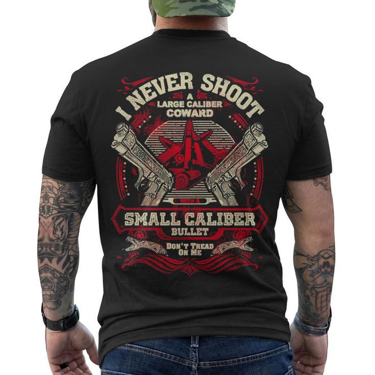 I Never Shoot Men's Crewneck Short Sleeve Back Print T-shirt