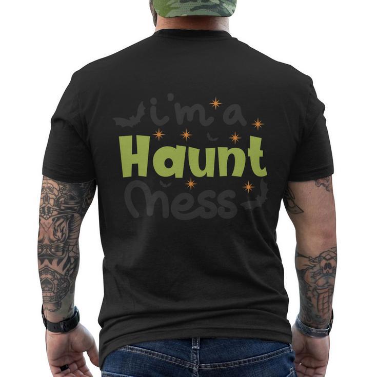 Im A Haunt Ness Halloween Quote Men's Crewneck Short Sleeve Back Print T-shirt