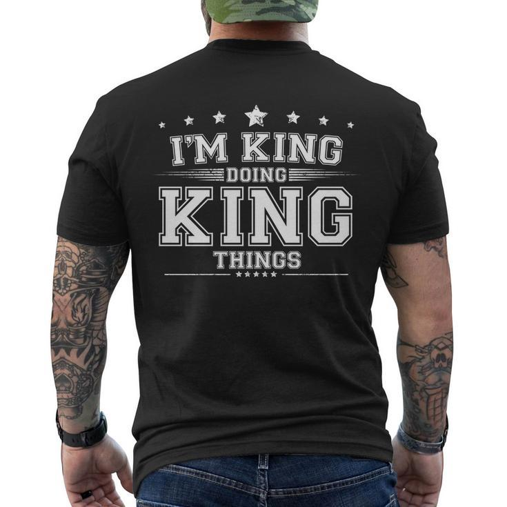 Im King Doing King Things Men's Crewneck Short Sleeve Back Print T-shirt