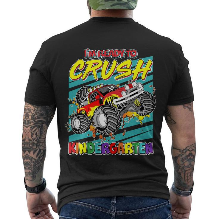 Im Ready To Crush Kindergarten Monster Truck Men's Crewneck Short Sleeve Back Print T-shirt