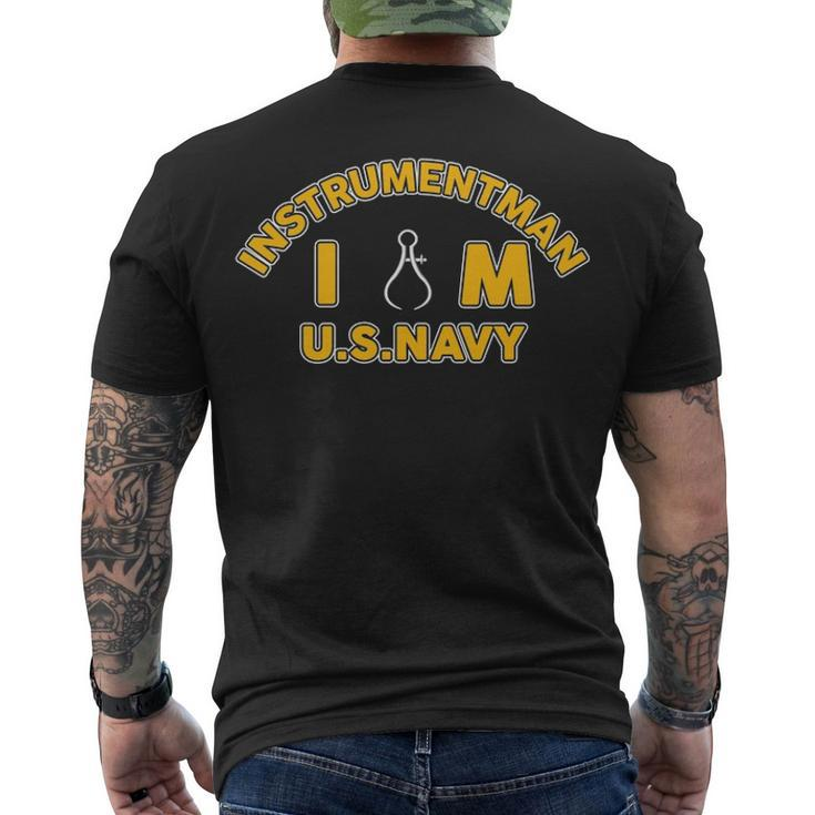 Instrumentman Im Men's Crewneck Short Sleeve Back Print T-shirt