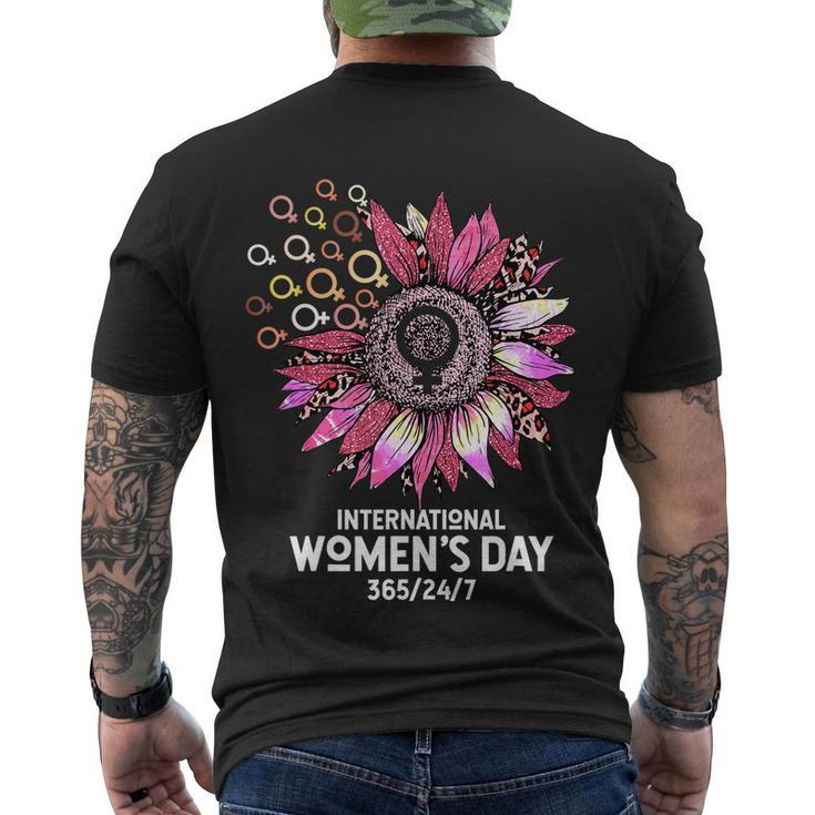 International Womens Day 2022 Gender Equality Break The Bias Tshirt Men's Crewneck Short Sleeve Back Print T-shirt