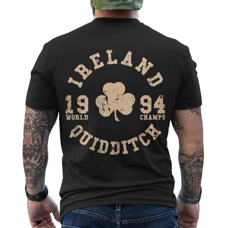 Ireland Quidditch 1994 World Champs Irish St Patricks Day Men's Crewneck Short Sleeve Back Print T-shirt