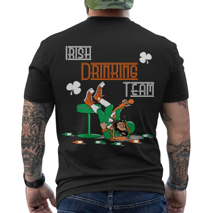 Irish Drinking Team Tshirt Men's Crewneck Short Sleeve Back Print T-shirt