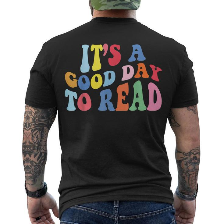 Its A Good Day To Read A Book Bookworm Book Lovers Men's T-shirt Back Print