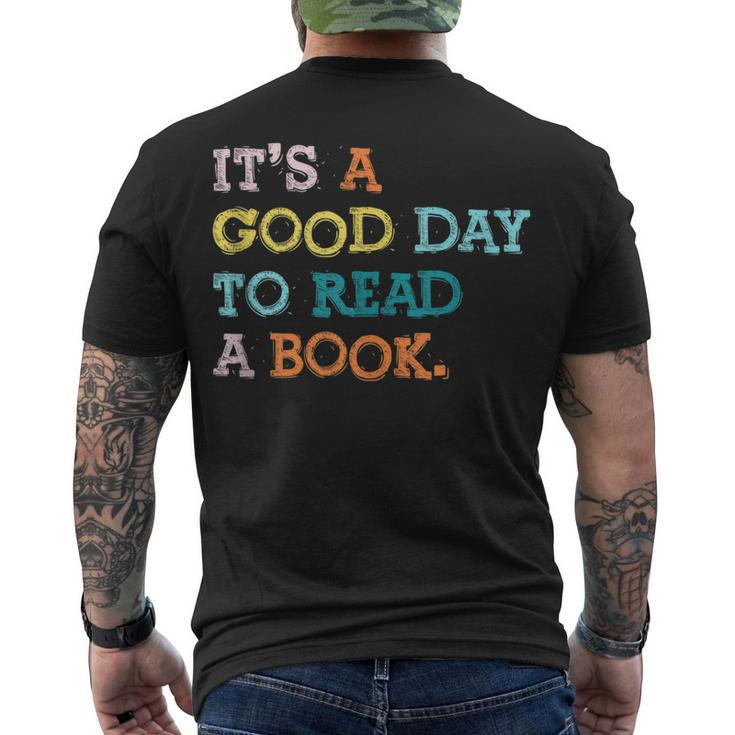 It’S A Good Day To Read A Book Book Lovers Men's T-shirt Back Print