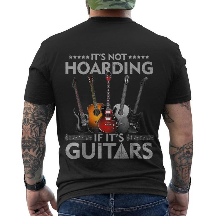 Its Not Hoarding If Its Guitars Vintage Men's Crewneck Short Sleeve Back Print T-shirt