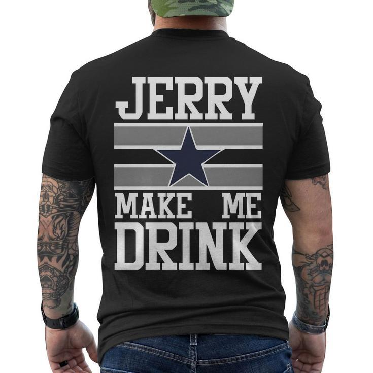 Jerry Makes Me Drink Men's Crewneck Short Sleeve Back Print T-shirt